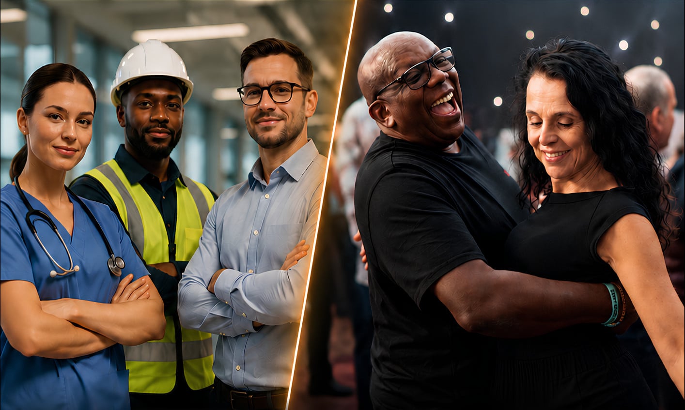 From desk to dance floor — workers by day, dancers by night